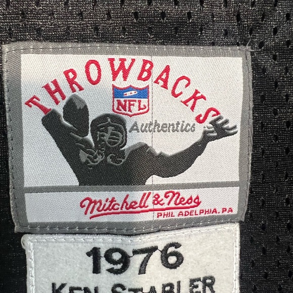 KEN STABLER MITCHELL AND NESS THROWBACK JERSEY - Picture 3 of 3